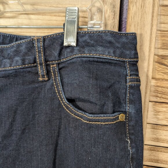 Lane Bryant Bootcut Jeans Dark Blue Denim Genius Fit Size 20 Reg - Picture 5 of 13